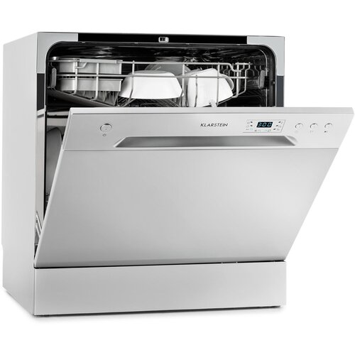 Klarstein Amazonia 8, mini perilica posuđa, F, 1620 W, srebrna Slike