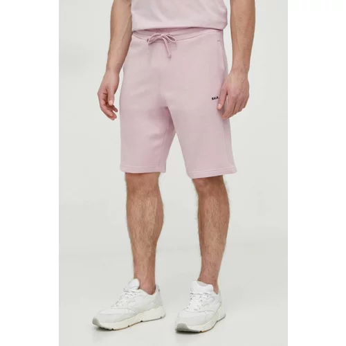 BALR. Bombažne kratke hlače roza barva