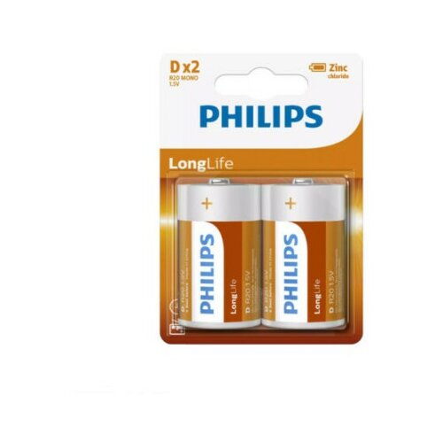 Philips baterija longlife R20/D 1.5V (1/2) ( 49527 ) Slike
