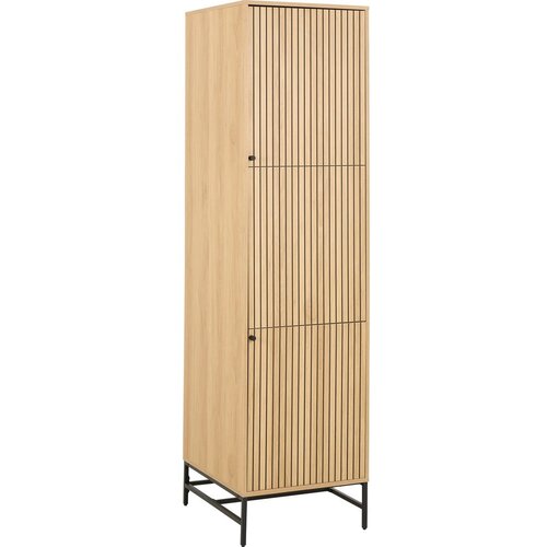 Actona garderobna omara v hrastovem dekorju v naravni barvi 51x200x60 cm albany &amp;ndash; Slike