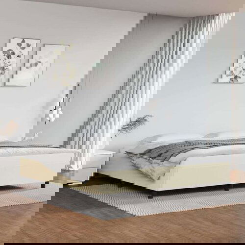  Za krevet krem 200x200 cm od umjetne kože Cijene