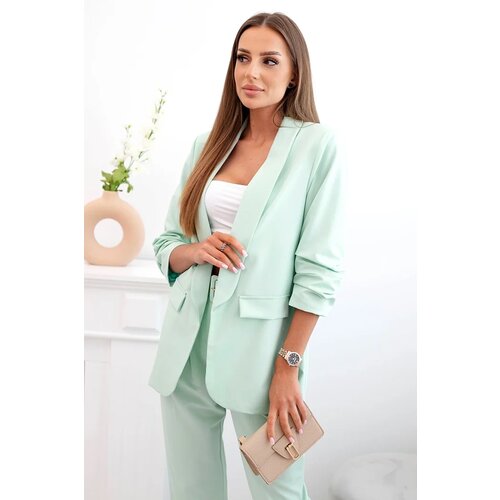 Kesi Włoski Elegant set of jackets and trousers mint Cijene