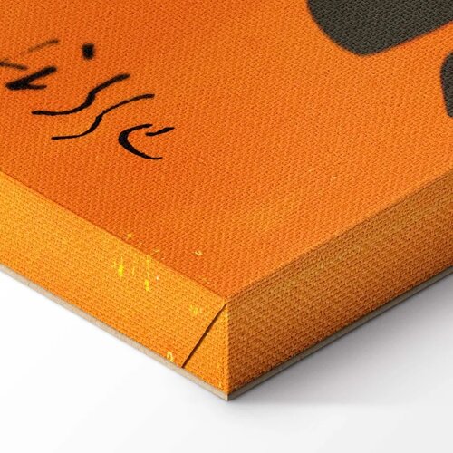  Slika - Henri Matisse &amp;ndash; Black and Violet Arabesques on Orange 40x60 Akustična Slike