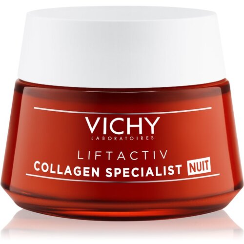 Vichy Liftactiv Collagen Specialist učvrstitvena nočna krema proti gubam 50 ml Slike
