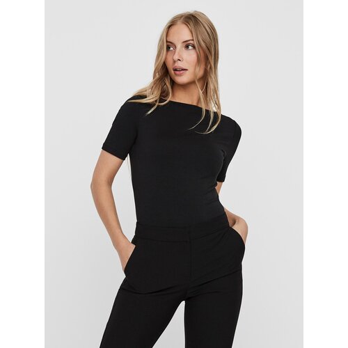 Vero Moda Black T-shirt Panda - Women Slike