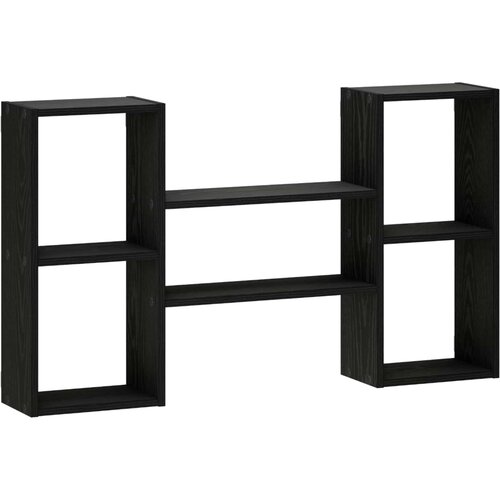  Zidna polica Crni hrast 102 x 17 x 59 cm Prerađeno drvo Slike