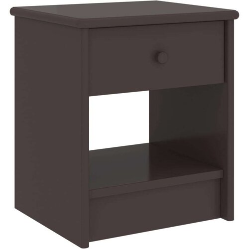 vidaXL noćni ormarić tamnosmeđi 35 x 30 x 40 cm od masivne borovine Cijene