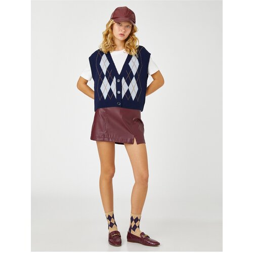 Koton Sweater Vest - Navy blue - Relaxed fit Slike