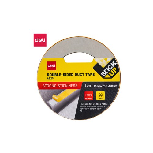 Deli OBOSTRANO LEPLJIVA DUCT TRAKA 45mmX20m - 280mic EA623 Cene