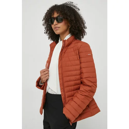 Calvin Klein Pernata jakna za žene, boja: smeđa, za prijelazno razdoblje