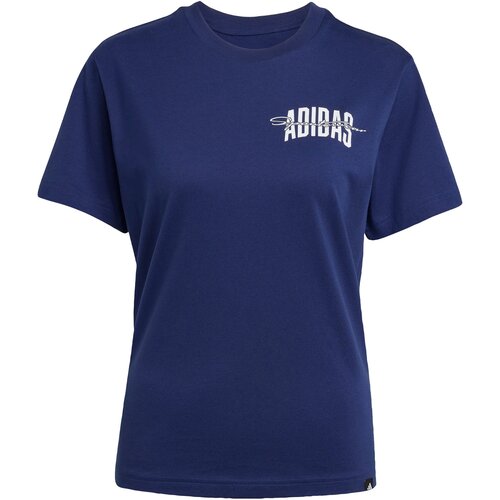 Adidas Tehnička sportska majica 'Collegiate' tamno plava / bijela Cene