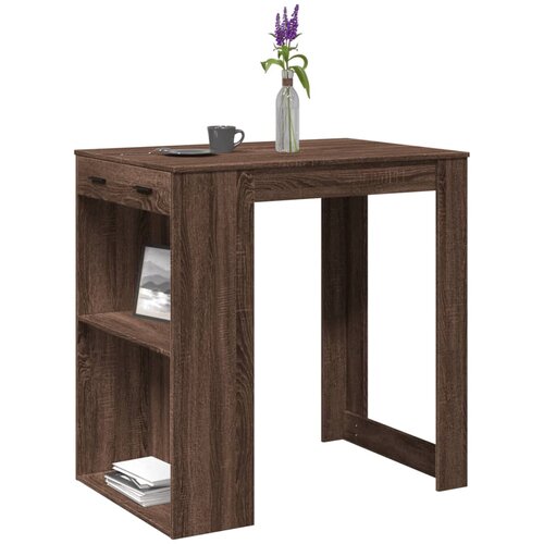 vidaXL Barski stol smeđa boja hrasta 102x70x103,5 cm konstruirano drvo Cijene
