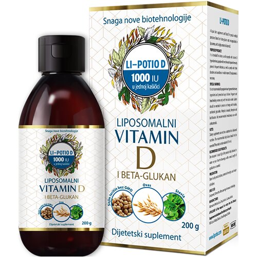 Dtc Liposomalni vitamin D I beta-glukan, 200ml Slike