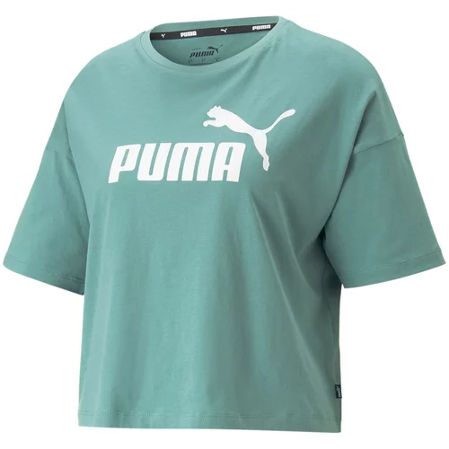 Puma Funkcionalna majica pastelno modra / bela