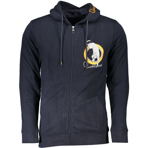 Cavalli Class MEN&#39;S BLUE ZIP SWEATSHIRT Cijene