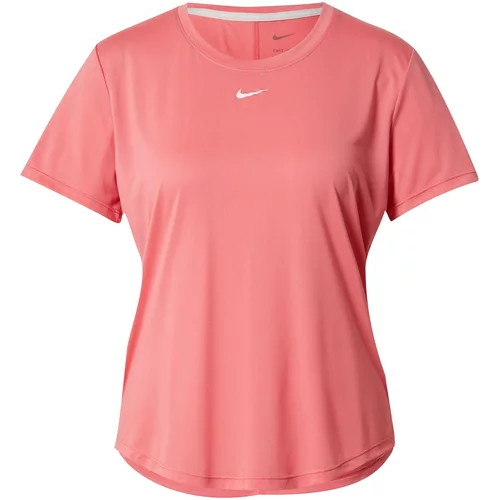 Nike Tehnička sportska majica koraljna / bijela