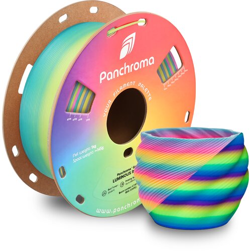 Polymaker Panchroma&amp;trade; PLA Gradient Luminous Rainbow - 1,75 mm / 1000 g Slike