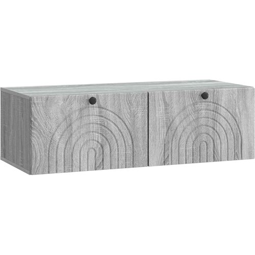 TV ormar za zid Siva sonoma 99 x 41 x 30 cm Konstruirano drvo Cene