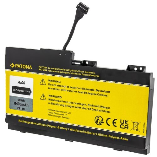  Baterija za HP ZBook 17 G3, AI06XL, 8400 mAh Cene