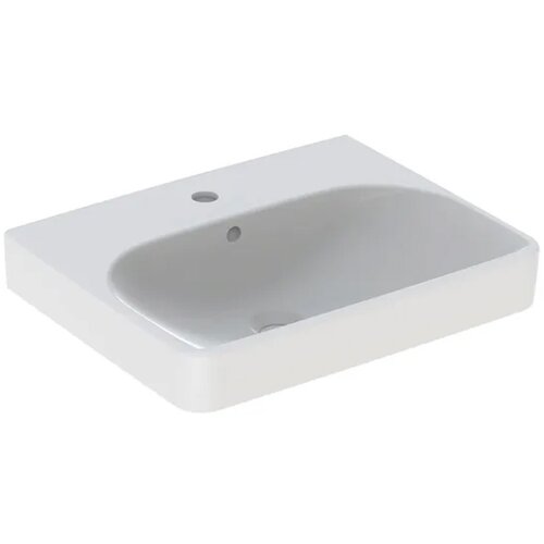 Geberit 500.259.01.1 Smyle Square 55 x 44 cm keramični umivalnik z odprtino za armaturo Cene