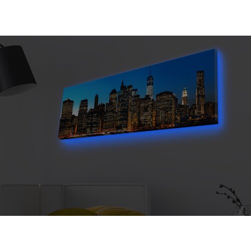 Opviq slika na platnu sa LED osvetljenjem 30x90cm Cene