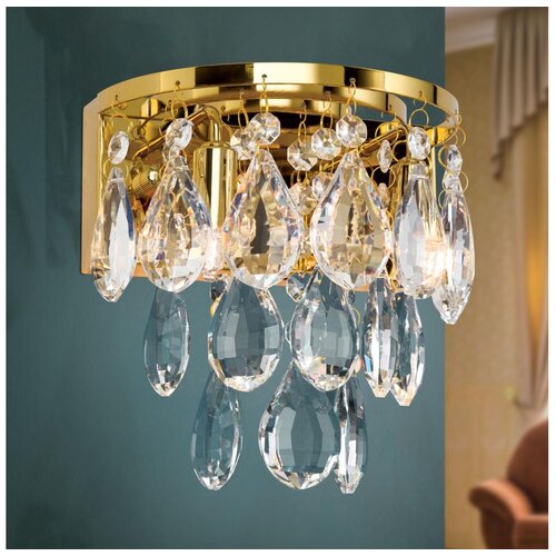 Orion wa 2-1369/2 - kristalna zidna lampa celeste 2xG9/40W/230V zlatna Cene