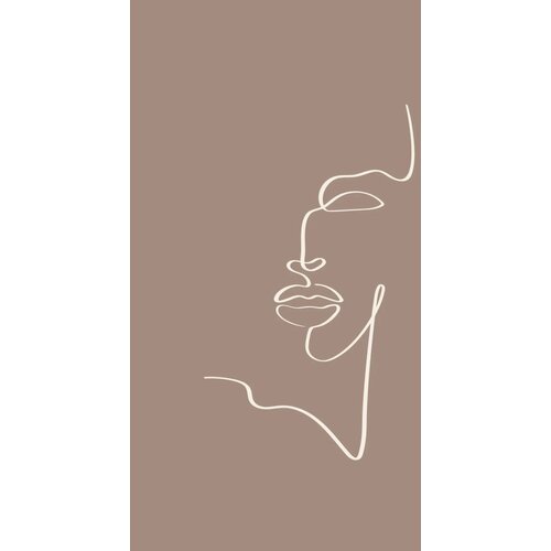 Venture Home poster Siluette 30 &amp;times; 40 cm, smeđi Slike