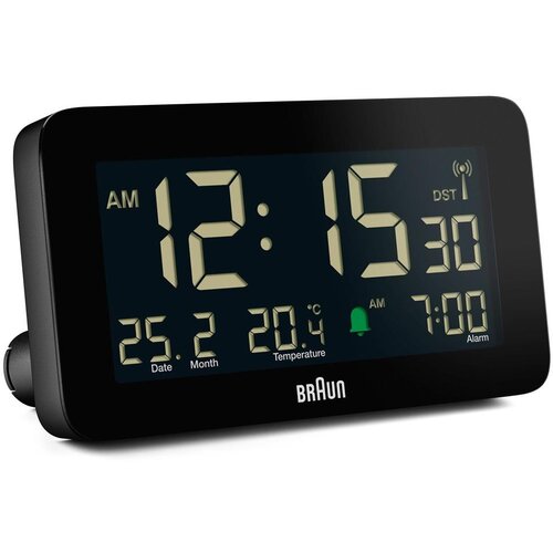 Braun BC10B-DCF alarm clock Digital alarm clock Black Cijene