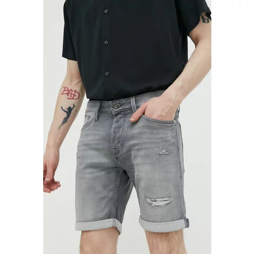 Jack & Jones Traper kratke hlače JJIRICK za muškarce, boja: siva, 12224128