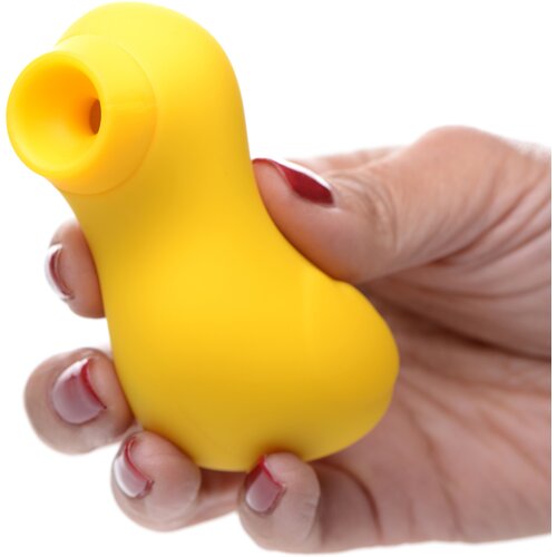 Shegasm Sucky Ducky Clitoral Stimulator Yellow Cene