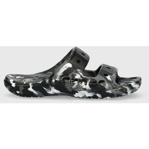 Crocs Natikači BAYA MARBLED SANDAL ženski, črna barva, 208332 Slike