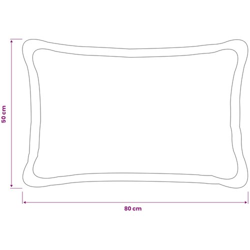  Presvlaka za jastuk 2 pcs HOUTEN Tamnosiva 50 x 80 cm Boucl&amp;eacute; Slike