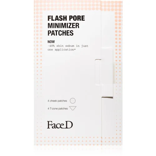 Face D Flash Pore Minimizer eksfolijacijske blazinice za hidrataciju lica i smanjenje bora 8 kom