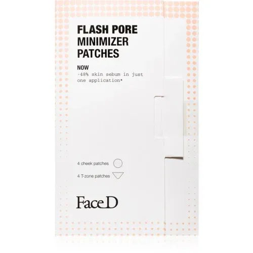 Face D Flash Pore Minimizer eksfolijacijske blazinice za hidrataciju lica i smanjenje bora 8 kom