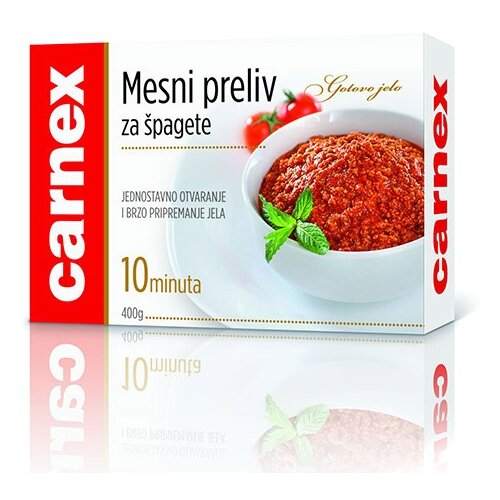 Carnex Mesni preliv za &amp;scaron;pagete, 400g Slike