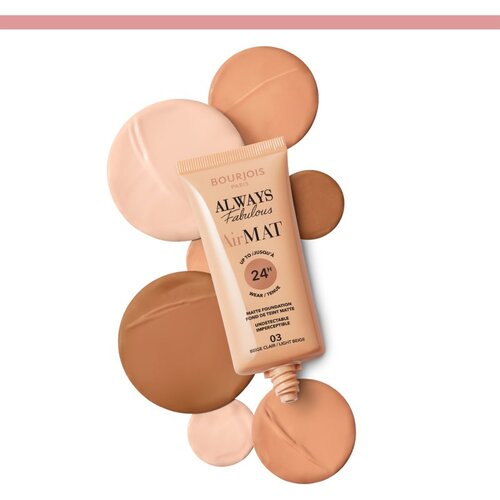 Bourjois Air Mat matirajući puder nijansa 03 Light Beige 30 ml Slike