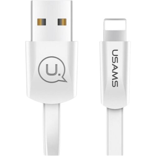 Usams U2 FLAT KABEL ZA LIGHTNING 1.2M ZA IPHONE 5/6/7/8/X BEL, (21980522) Cene