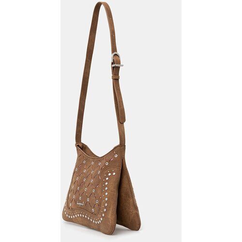 Desigual Torbica YANKEE MANAOS CAMEL rjava barva, 25WAXPB4 Slike