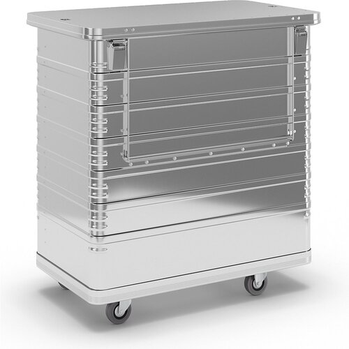 Zarges aluminijasti zabojni voziček, prostornina 1050 l, stranska stena preklopna do polovice Cene