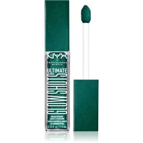 NYX Professional Makeup Ultimate Glow Shots tekoče senčilo za oči z ble&amp;scaron;čicami 7.5 ml Odtenek 22 watermelon wealth Slike