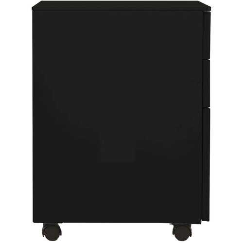  Premična omara za dokumente črna 39x45x60 cm jeklo, (20705437) Slike
