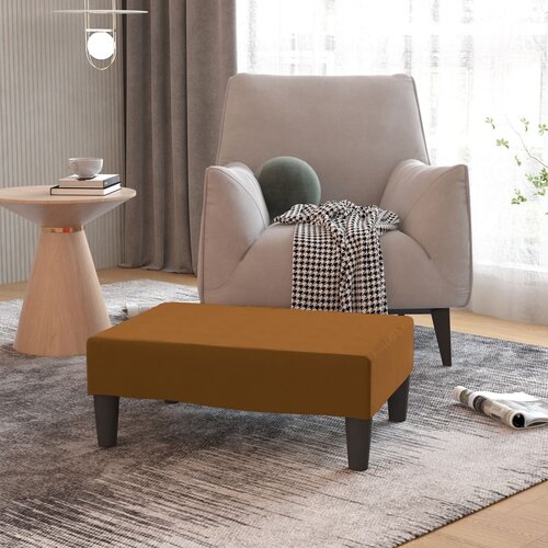vidaXL stolček za noge rjav 78x56x32 cm žamet Cene