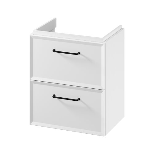Cersanit S1021-005 - Viseći kupatilski ormarić ispod umivaonika MILLE SLIM 50x35 cm, beo Slike