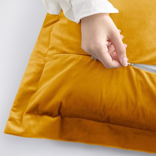 AmeliaHome Ukrasna jastučnica Velvet 50x70 cm, boja senfa Slike