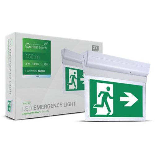 Greentech Panik lampa 3W 6000K (EL01-3LF) Cene