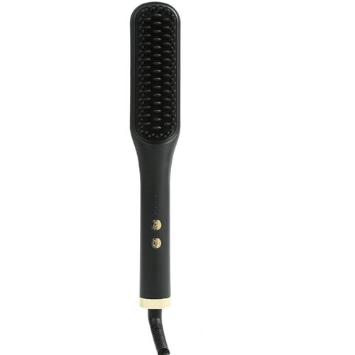INF Električna krtača za ravnanje las - 2-v-1 ravnalnik in kodralnik Black, (5000139958) Slike