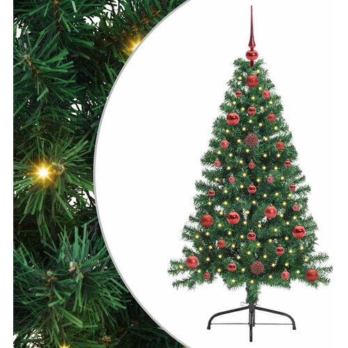 Umjetno predsvijetljeno božićno drvce Zelena 120 cm PVC Slike