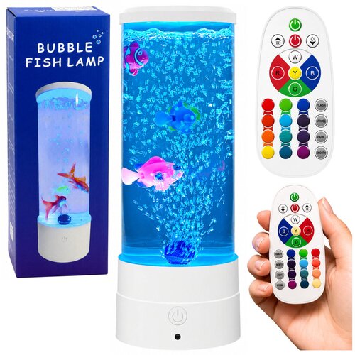 Dekorativna noćna LED lampa &amp;quot;Akvarij&amp;quot; sa 16 načina rada Slike