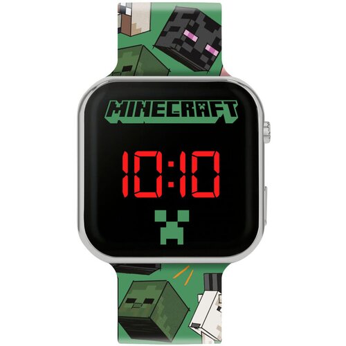 Peers Hardy Group Peers Hardy Grup Dječiji digitalni LED sat Minecraft, Zeleni Slike