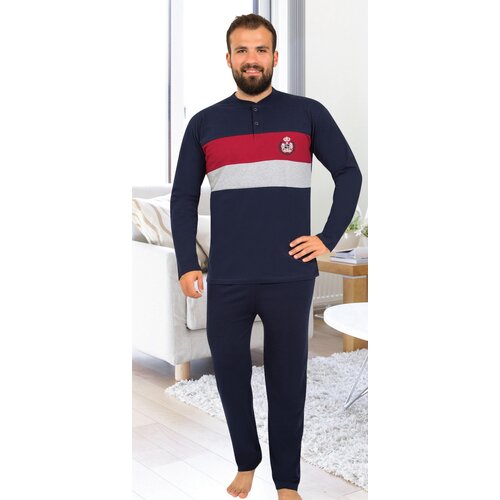 RIMOLLI Muška pidžama teget-crvena Slike